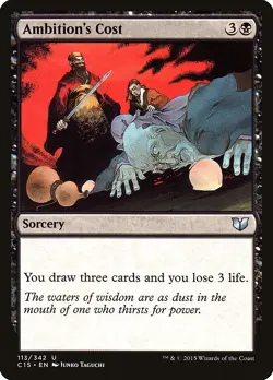 Ambition's Cost Commander 2015 NM Black Uncommon MAGIC GATHERING CARD ABUGames - Image 1