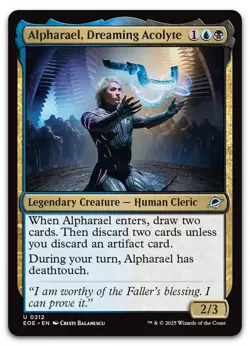 Alpharael, Dreaming Acolyte #212 (NM) Edge of Eternities EOE Magic MTG - Image 1