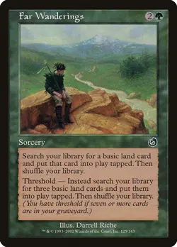 Far Wanderings Torment NM Green Common MAGIC THE GATHERING MTG CARD ABUGames - Image 1