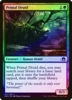 Primal Druid FOIL Eldritch Moon PLD Green Common MAGIC MTG CARD ABUGames - Image 1