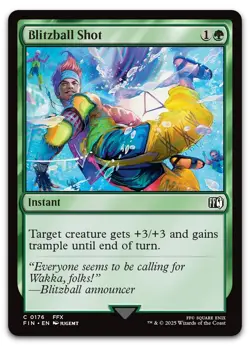 Blitzball Shot #176 (NM) Final Fantasy FIN Magic MTG - Image 1