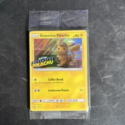 Pokemon TCG Detective Pikachu SM190 Promo Card Sealed - Image 1