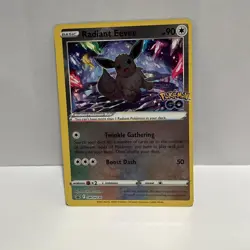 Pokemon TCG Radiant Eevee SWSH230 Sword & Shield Promo Card in NM Condition - Image 1