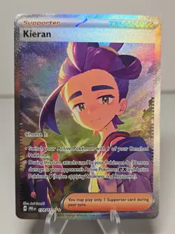 Kieran Pokemon Card Prismatic Evolutions 174 Trainer - Image 1