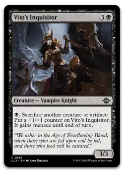 Vito's Inquisitor #130 (NM) Lost Caverns of Ixalan LCI Magic MTG - Image 1