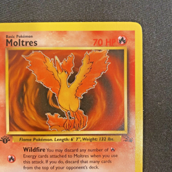 Moltres 1st Edition 27/62 Fossil Regular LP - Lightly Played Pokemon Card - Image 3