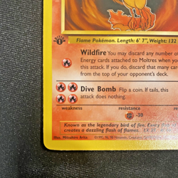 Moltres 1st Edition 27/62 Fossil Regular LP - Lightly Played Pokemon Card - Image 5