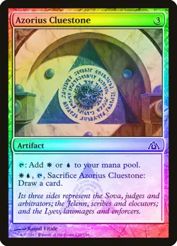 Azorius Cluestone FOIL Dragon's Maze PLD Artifact Common MAGIC CARD ABUGames - Image 1
