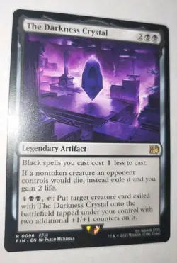 THE DARKNESS CRYSTAL 0096 NON FOIL REGULAR RARE MTG - FINAL FANTASY NM - Image 1