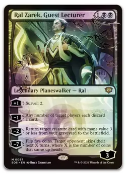 Ral Zarek, Guest Lecturer #97 (Foil) NM Promo Pack: Secrets of Strixhaven - Image 1