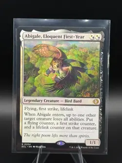 MTG Abigale, Eloquent First-Year Lorwyn Eclipsed 204 NM Regular - Image 1