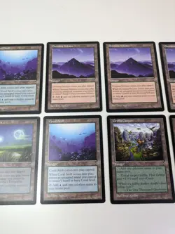 Vintage Magic the Gathering Land Visions Card Bundle - Image 3
