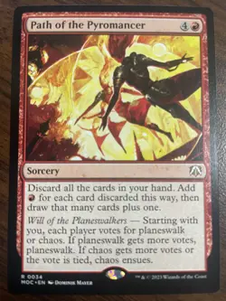 MTG - Path of the Pyromancer 34 - Commander: March of the Machine Rare - NM - Image 1