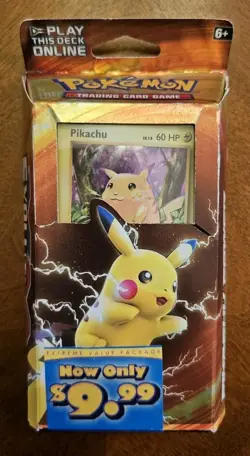 Pokemon TCG XY Evolutions Pikachu Power Theme Deck Cracked Ice Holo New Sealed - Image 1