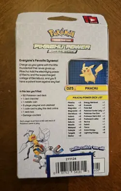 Pokemon TCG XY Evolutions Pikachu Power Theme Deck Cracked Ice Holo New Sealed - Image 2