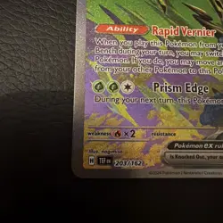 POKEMON TCG - IRON LEAVES EX 203/162 SPECIAL ILLUSTRATION - TEMPORAL FORCES RARE - Image 2