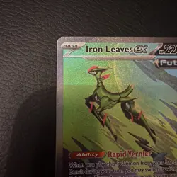 POKEMON TCG - IRON LEAVES EX 203/162 SPECIAL ILLUSTRATION - TEMPORAL FORCES RARE - Image 4