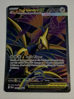 Mega Skarmory ex 106/088 Pokemon TCG ME03: Perfect Order NM - Image 1