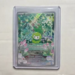 Petilil 091/086 Holo Illustration Rare Black Bolt Pokemon Near Mint - Image 1
