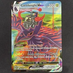 2022 Pokemon Silver Tempest SWSH12 #TG19/TG30 Corviknight VMAX - Image 1