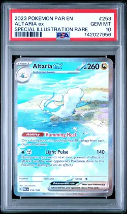 2023 POKEMON PAR EN-PARADOX RIFT SPECIAL ILLUSTRATION RARE ALTARIA EX PSA 10 - Image 1