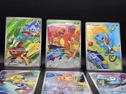 Pokemon 2026 First Partner Illustration Collection Series 1 Promos Set 9 Cards - Image 2