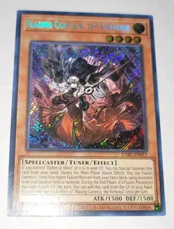 Yugioh Blazing Cartesia, the Virtuous DABL-EN011 Secret Rare 1st Edition NM - Image 1