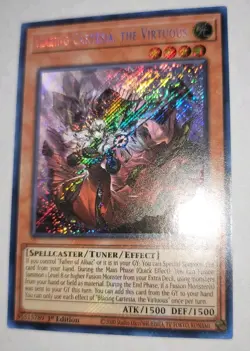Yugioh Blazing Cartesia, the Virtuous DABL-EN011 Secret Rare 1st Edition NM - Image 2