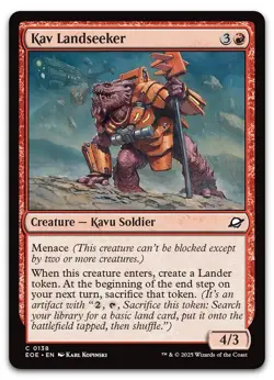 Kav Landseeker #138 (NM) Edge of Eternities EOE Magic MTG - Image 1