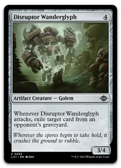Disruptor Wanderglyph #253 (NM) Lost Caverns of Ixalan LCI Magic MTG - Image 1