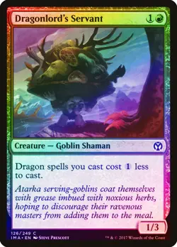 Dragonlord's Servant FOIL Iconic Masters PLD Red Common MAGIC CARD ABUGames - Image 1