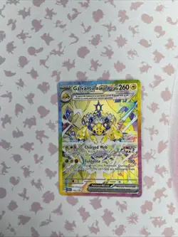 Pokemon TCG Galvantula EX Stellar Crown Holo Card 168/142 Sv07 - Image 1