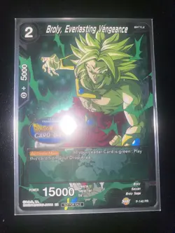 Broly Everlasting Vengeance CHAMPIONSHIP Foil Dragon Ball Super Card Game | NM - Image 1
