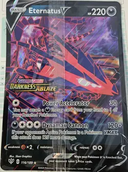 Pokemon Card - Eternatus V - Large Promo Card (NEW & SEALED) - Image 2