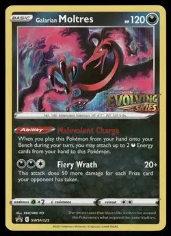 SWSH: Sword & Shield Promo Cards #SWSH125 Galarian Moltres - Image 1