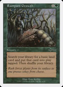 Rampant Growth Beatdown NM Green Common MAGIC THE GATHERING MTG CARD ABUGames - Image 1