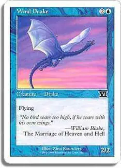 Wind Drake Battle Royale NM Blue Common MAGIC THE GATHERING MTG CARD ABUGames - Image 1