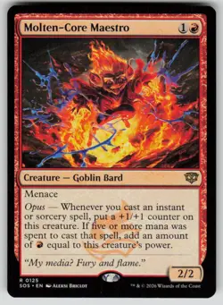 Molten-Core Maestro Rare Secrets of Strixhaven 125 MTG Near Mint 2026 - Image 1