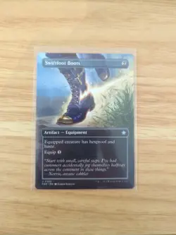 MTG Swiftfoot Boots Borderless 0355 Foundations NM - Image 1