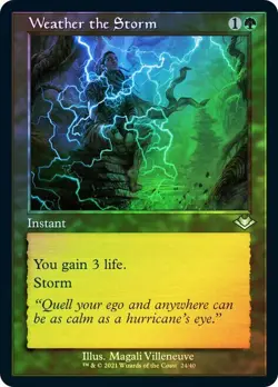 Weather the Storm Foil Retro Frame Modern Horizons NM MTG - Image 1