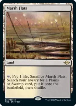 MTG Marsh Flats, NM-Mint, English Modern Horizons 2 - Image 1