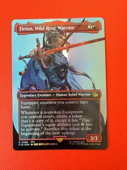 Firion, Wild Rose Warrior (Borderless) Foil R FINAL FANTASY 386 NM - Image 1