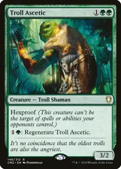 Troll Ascetic Commander Anthology Volume II NM Green Rare MAGIC CARD ABUGames - Image 1