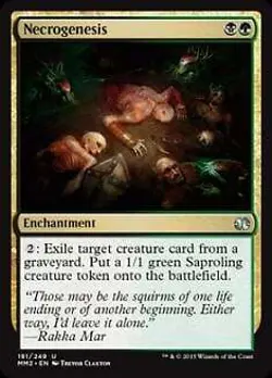 Necrogenesis FOIL Modern Masters 2015 PLD Black Green Uncommon CARD ABUGames - Image 1