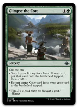 Glimpse the Core #186 (NM) Lost Caverns of Ixalan LCI Magic MTG - Image 1