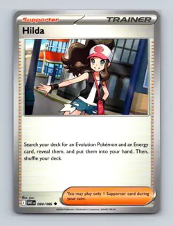 Hilda 084 2025 Pokemon S&V White Flare Uncommon Base Card NM+ (a) - Image 1