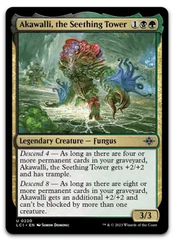 Akawalli, the Seething Tower #220 (NM) Lost Caverns of Ixalan LCI Magic MTG - Image 1