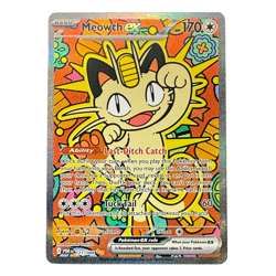 Meowth ex 121/088 Special Illustration Rare SIR ME03 Perfect Order Pokemon TCG - Image 1