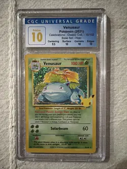 2021 Pokemon Celebrations - Classic Collection #15/102 Venusaur CGC 10 Pristine - Image 1