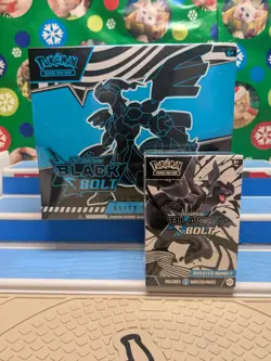 Pokemon TCG Vending Machine Black Bolt ETB AND Booster Bundle (SEALED) - Image 1